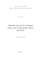 Primjena sustava za lociranje munja LINET u prijenosnoj mreži Hrvatske