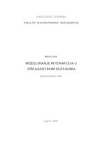 Modeliranje interakcija u višeagentskim sustavima