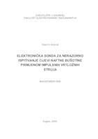 Elektronička sonda za nerazorno ispitivanje cijevi naftne bušotine primjenom impulsnih vrtložnih struja