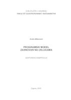 Programski model zasnovan na uslugama