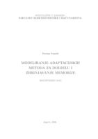 Modeliranje adaptacijskih metoda za dodjelu i zbrinjavanje memorije