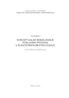 Konceptualno modeliranje procesa elektroničkog poslovanja