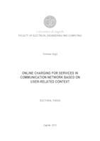 Online Charging for Services in Communication Network Based on User-related Context