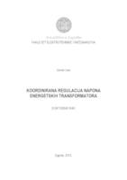 Koordinirana regulacija napona energetskih transformatora