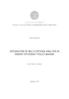 Integration of multi-criteria analysis in energy efficiency policy making