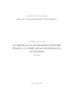 Klasifikacije slika krvnih stanica u svrhu prepoznavanja leukemije