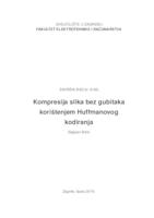 Kompresija slika bez gubitaka korištenjem Huffmanovog kodiranja