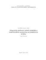 Integracija platformi velikih podataka sa tradicionalnim sustavima za podatkovnu analizu