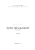 Automatsko klasificiranje i usmjeravanje elektroničke pošte u telekomunikacijskoj industriji