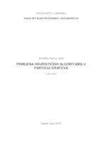 Primjena heurističkih algoritama u particiji grafova