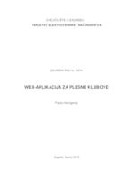 Web-aplikacija za plesne klubove