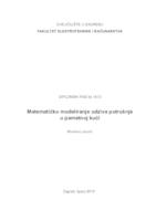 Matematičko modeliranje odziva potrošnje u pametnoj kući