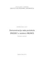 Demonstracija rada protokola DNSSEC u sustavu IMUNES