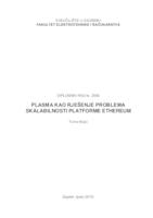 Plasma kao rješenje problema skalabilnosti platforme Ethereum