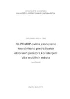 Na POMDP-ovima zasnovano koordinirano pretraživanje otvorenih prostora korištenjem više mobilnih robota