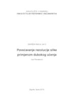 Povećavanje rezolucije slike primjenom dubokog učenja