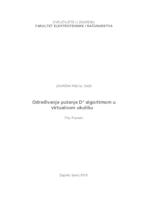 Određivanje putanje algoritmom D* u virtualnom okolišu