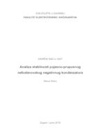 Analiza stabilnosti pojasno-propusnog nefosterovskog negativnog kondenzatora