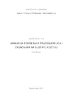 Animacija pokretana praćenjem lica i zasnovana na sustavu kostiju