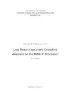 Analiza kodiranja videa niske rezolucije na procesoru RISC-V