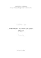Stirlingovi, Bellovi i Eulerovi brojevi