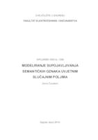 Modeliranje supojavljivanja semantičkih oznaka uvjetnim slučajnim poljima