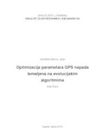 Optimizacija parametara GPS napada temeljena na evolucijskim algoritmima