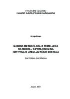 Mjerna metodologija temeljena na modelu s primjenom na ispitivanje uzemljivačkih sustava