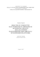Analysis of Conducted Electromagnetic Emissions in Integrated Circuits