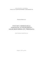 Postupci određivanja pokazatelja pouzdanosti visokonaponskih SF6 prekidača