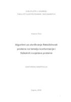 Algoritmi za utvrđivanje fleksibilnosti proteina na temelju konformacije i fizikalnih svojstava proteina