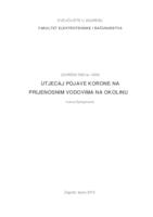 Utjecaj pojave korone na prijenosnim vodovima na okolinu