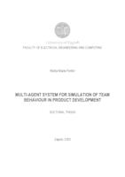 Multi-agent system for simulation of team behaviour in product development.