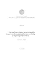 Energy efficient wireless network for long term continuous acquisition and monitoring of physiological parameters.