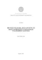 Metoda najdubljega spusta za brzo numeričko rješavanje polinomnih sustava