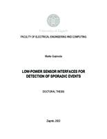 Low-power sensor interfaces for detection of sporadic events