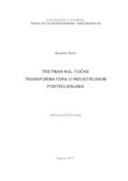 Tretman nul-točke transformatora u industrijskim postrojenjima