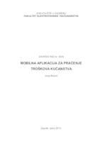 Mobilna aplikacija za praćenja troškova kućanstva