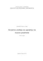 Svojstva uređaja za ugradnju na nosive predmete