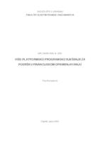 Više-platformsko programsko rješenje za podršku financijskom opismenjavanju