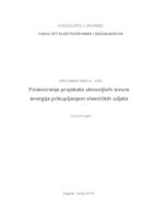 Financiranje projekata obnovljivih izvora energije prikupljanjem vlasničkih udjela