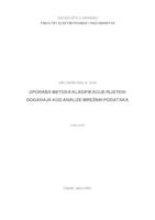 Uporaba metoda klasifikacije rijetkih događaja kod analize mrežnih podataka