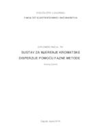 Sustav za mjerenje kromatske disperzije pomoću fazne metode