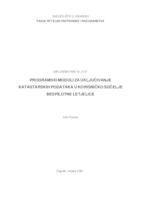 Programski moduli za uključivanje katastarskih podataka u korisničko sučelje bespilotne letjelice