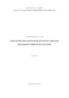 Programska i sklopovska arhitektura redundantnih ugradbenih računalnih sustava