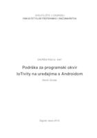 Podrška za programski okvir IoTivity na uređajima s Androidom