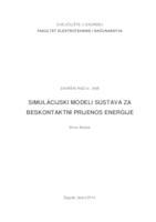 Simulacijski modeli sustava za beskontaktni prijenos energije