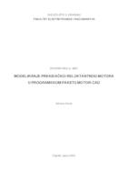 Modeliranje prekidačko-reluktantnog motora u programskom paketu Motor-CAD
