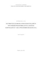 Automatizacija modela regalnog skladišta upotrebom programirljivog logičkog kontrolera S7-1200 u programskom jeziku SCL