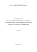 Analiza obrazaca ponašanja prilikom uzastopne predaje programskih zadataka u sustav za automatsko ocjenjivanje